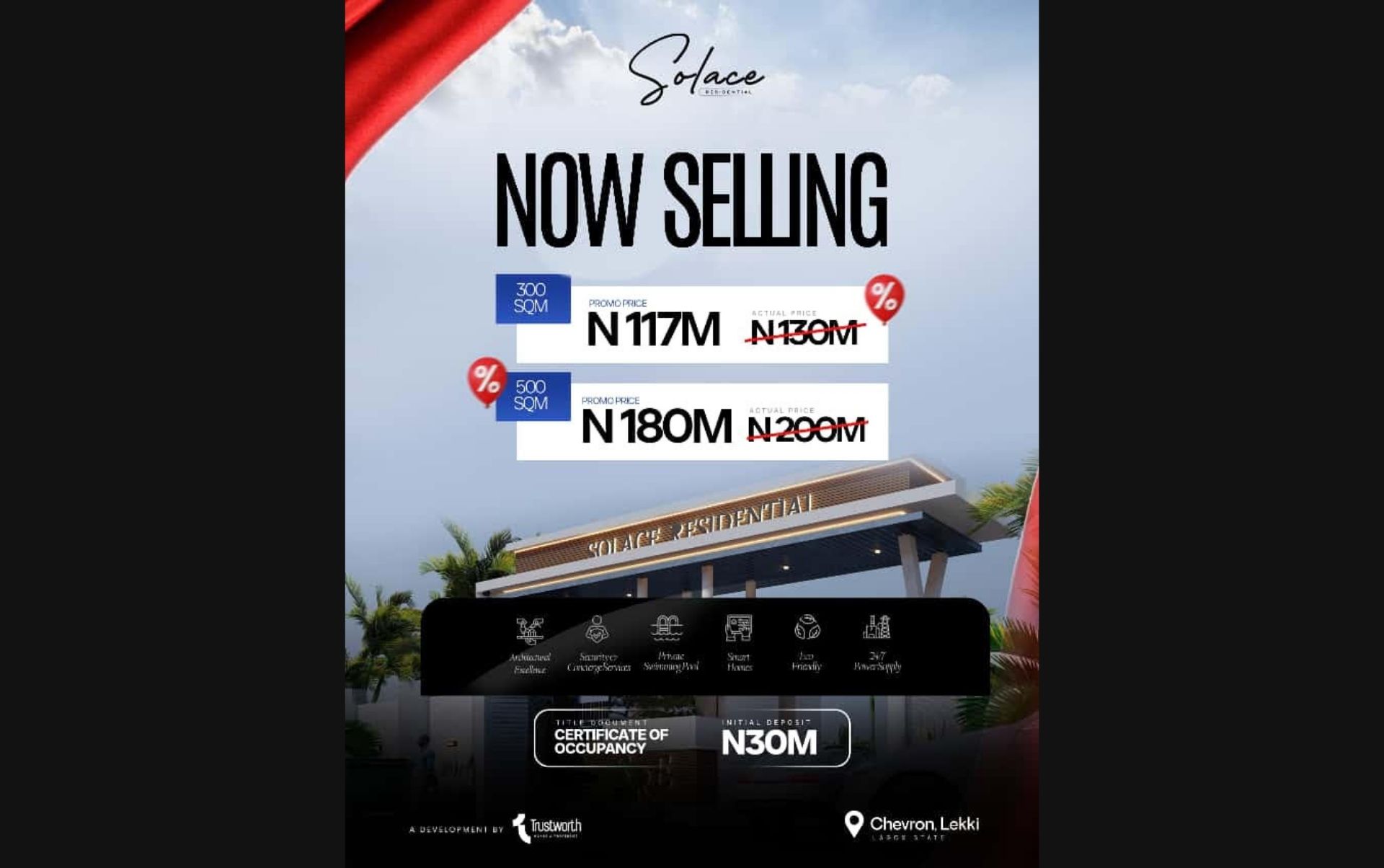 Solace Residential, Chevron Lekki Lagos