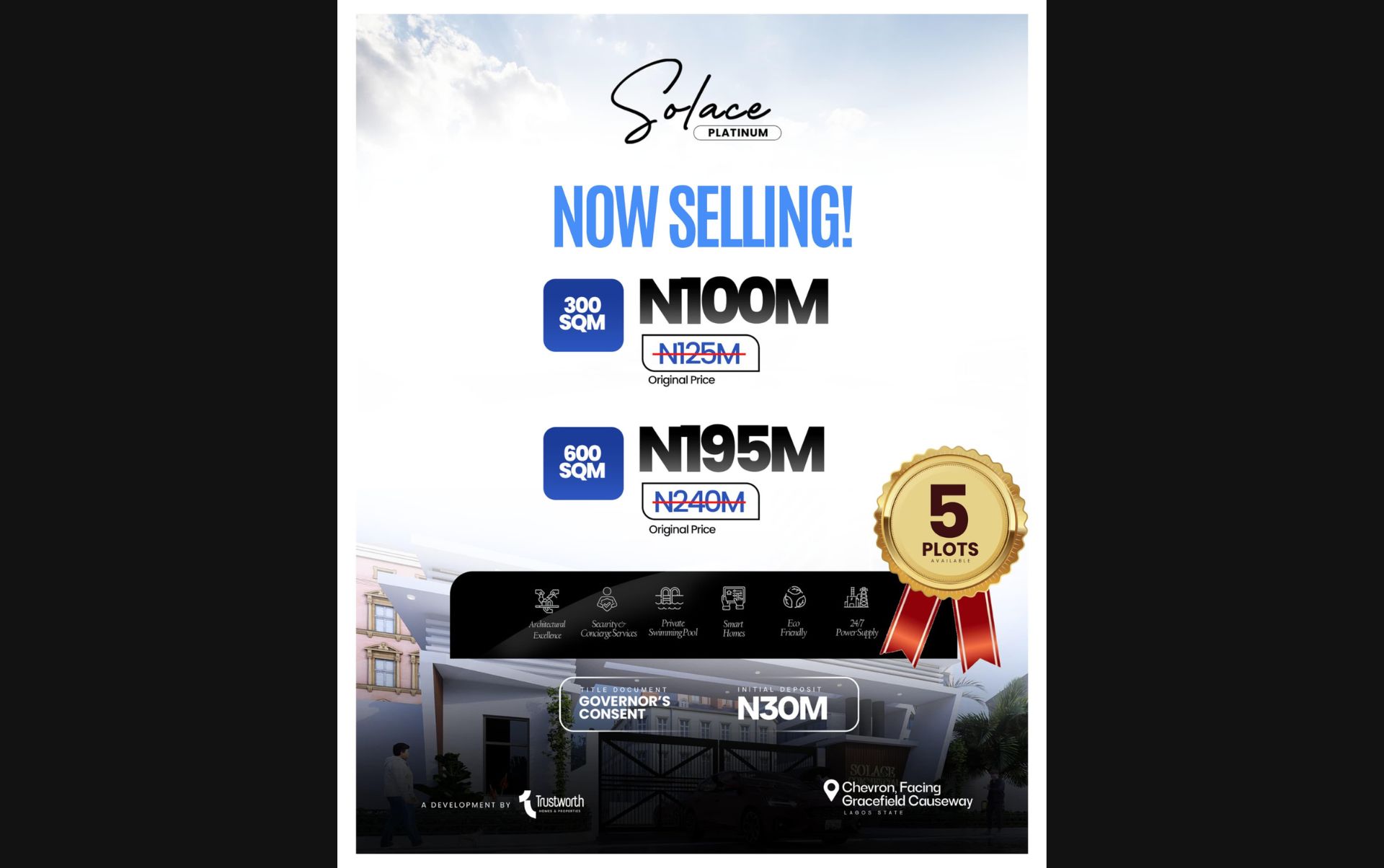 SOLACE PLATINUM ESTATE CHEVRON, LEKK